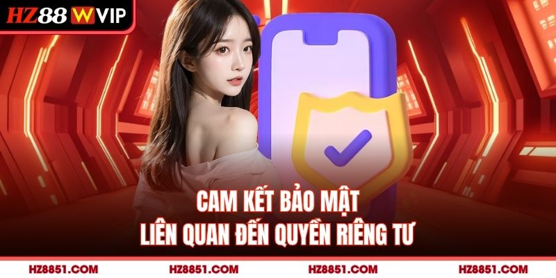 Cam kết bảo mật liên quan đến quyền riêng tư